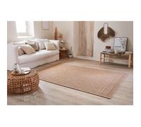 Tapis intérieur extérieur effet jute naturel sisal - NAZAR RUGS - 200x290 cm - NATURE - Beige
