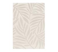 Tapis intérieur/extérieur motif végétal beige polyester recyclé Kate 120x170cm