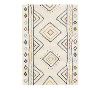 sweeek - Tapis intérieur Motif berbère crème. Bleu et Orange Ralph 160x230cm