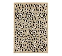 Tapis intérieur motif léopard beige 120 x 160 cm - Jack