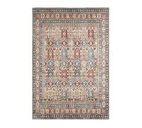 Tapis intérieur motif oriental / persan rouge. marron et bleu 160 x 230 cm - Tomo