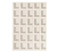 Tapis intérieur motifs géométriques crème 120x170cm - Eve