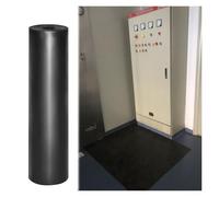 Tapis isolant électrique anti-électrocution - Tapis en caoutchouc de sécurité haute tension pour une utilisation intensive, coupable et résistant à l'usure