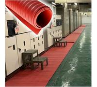 Tapis Isolant électrique en Caoutchouc, Tapis de Sol Isolant diélectrique Non conducteur Haute résistance pour la sécurité électrique