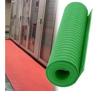 Tapis Isolant électrique Haute Tension, Rouleau de revêtement de Sol de sécurité Non conducteur pour Tableaux électriques, Vert 5 m x 1 m x 5 mm (16 pi x 3 pi x 3/16 po) - Solution de protec