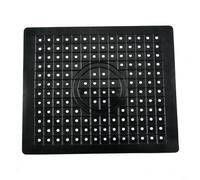 Tapis isolant en caoutchouc antidérapant pour évier de cuisine - Protection pour casseroles chaudes - Noir - Rectangle