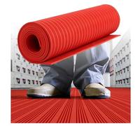 Tapis Isolant en Caoutchouc De 3 Mm D'épaisseur, Résistant Aux Hautes Tensions (6 KV), Découpable, pour La Protection Contre Les Décharges Électriques(Red-3mm,1.5x2m/4.9x6.6ft)