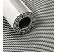 Tapis isolant en caoutchouc Largeur 1,2 m Longueur 10 m Épaisseur 4,5 mm gris sepdm/sbr sans armature en tissu