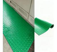 Tapis Isolant En Caoutchouc Tapis isolant antidérapant robuste, coussinet électrique en caoutchouc, coussinets isolants à chevrons rouges pour atelier(Green,3mmx1.2mx10m (0.1inx47inx394in))