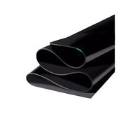 Tapis isolant haute tension en caoutchouc de 6 mm d'épaisseur - Tapis isolant électrique noir antidérapant for tableaux électriques et salles des panneaux.(200x100x0.2cm)