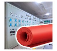 Tapis Isolant Haute Tension en Caoutchouc, Tapis de sécurité électrique Robuste et Non conducteur pour Usage Domestique et Commercial, Tapis de Sol pour Tableau électrique découpable sur Mes