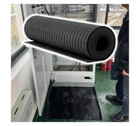 Tapis Isolant, Tapis en Caoutchouc Isolant pour installations électriques Haute Tension, Tapis antidérapant pour Tableaux électriques commerciaux 0,1 po x 13 pi, revêtement de Sol de sécurit