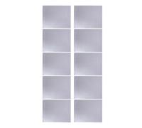 Tapis Isolant Thermique Autocollant en Aluminium 10 Pièces | Surface Argentée Réfléchissante, Mousse Écume, pour Cabines Automobiles et Espaces de Vie, Économie D'énergie