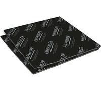 EMPHASER ESP-DM2 - Auto-Adhésif Aluminium-Butyle Tapis Isolant, Matériau Absorbant les Vibrations Pour Anti-bruit le Bruit, Insonorisation Et Acoustique, Pour Voitures, 4,5 MM, 2 Pièces À 200 X 200 MM