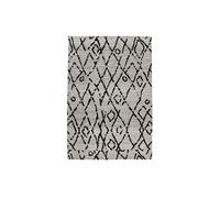 Tapis Jacquard Rétro River Gris & Noir 80 x 150 cm Gris