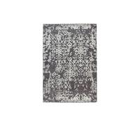 Tapis Jacquard Vintage "River" Gris & Anthracite 80 x 150 cm