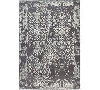 Tapis Jacquard Vintage River Gris & Anthracite 80 x 150 cm Gris