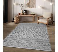 Tapis Jardin Exterieur Terrasse Cambre Cuisine Balcon Modern Motif Diamant Bohèm