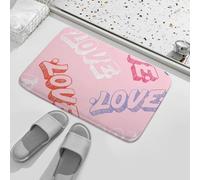 Tapis Joyeuses Fête des Amoureux Tapis Entree Exterieur Anti-Poussière Antidérapant Paillasson pour Couloirs Cuisine 40X60Cm