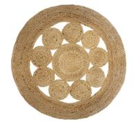 Tapis jute ajouré 80 cm