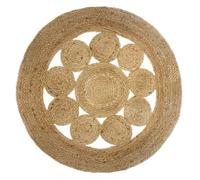 ATMOSPHERA CREATEUR D'INTERIEUR Tapis Jute ajouré 80 cm