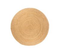 Vidaxl Tapis Jute Tressé 210 Cm Rond