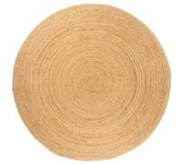 Tapis jute tressé 240 cm Rond Beige G