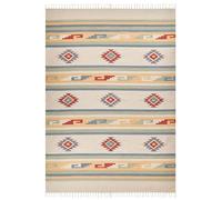 Tapis Kilim avec Motif Géométrique 200 x 300 cm en Coton Multicolore Aparan