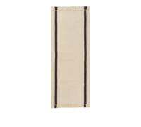 Tapis Kilim Calm 80x200 Blanc Cassé Foncé/Café