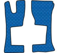 Tapis Lampa , une paire de Skeentex - Bleu - compatible pour Mercedes Actros MP4 (09/11>09/19) cabine étroite, tunnel - Mercedes Actros MP5 (10/19>) cabine étroite, tunnel