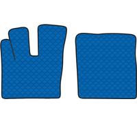 Tapis Lampa , une paire en Skeentex - Bleu - compatible pour Daf XF 106 (10/12>) automatique, manuel, avec Webasto, sans Webasto