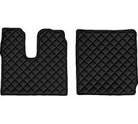 Tapis Lampa , une paire en Skeentex - Noir - compatible Man TGX (07/20>) - Man TGX (01/17>06/20) automatique, manuel, 1 tiroir, 2 tiroirs