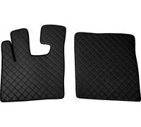 Tapis Lampa , une paire en Skeentex - Noir - compatible pour Daf XF 105 (02/04>12/14) automatique, manuel, avec Webasto, sans Webasto