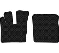 Tapis Lampa , une paire en Skeentex - Noir - compatible pour Daf XF 106 (10/12>) automatique, manuel, avec Webasto, sans Webasto