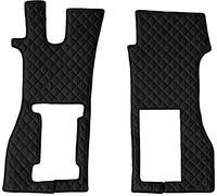Tapis Lampa , une paire en Skeentex - Noir - compatible pour Scania R Série 7 - New Generation (11/16>) pneumatic passenger seat