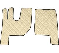 Tapis Lampa , une paire en Skeentex - Panna - compatible pour Renault T (06/13>) Night and Sleeper cab