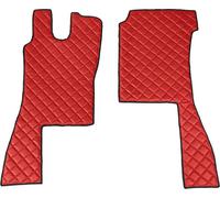 Tapis Lampa , une paire en Skeentex - rouge - compatible pour Scania L série 4 (02/95>09/04)