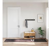 Vloerkleed wasbaar anti-slip 190x300 cm antracietkleurig337956