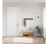 Tapis Lavable Antidérapant 80x150 cm Gris Moquette Paillasson Couloir vidaXL