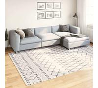 Vidaxl Tapis Lavable Antidérapant 80x300 Cm Noir Et Blanc