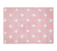 Tapis lavable Etoiles rose (120 x 160 cm)