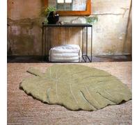 Tapis enfant 120x180 cm Feuille Monstera Olive