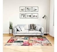 Vidaxl Tapis Lavable Antidérapant Patchwork 80x150 Cm Multicolore
