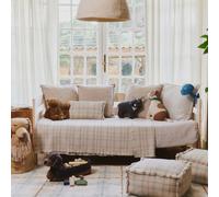 Tapis lavable Tartan Blue Sage (140 x 190 cm)