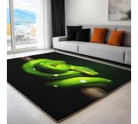 Tapis Lavables 80 x 150 cm Photographie Animalière pour Salon, Tapis Antidérapants Brindilles Serpents pour Chambre - Runner Doux à Poils Courts pour Bureau Salle de Bain Salle à Manger Salle de Jeux