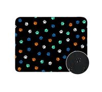 Tapis Lavables Pour Chien AlèSe Absorbant Pour Chiot Design à Plusieurs Couches RéUtilisables Tapis Educateur Anti-Fuites Lavable AntidéRapants Pour Chat Et Chien Pet Carpet (105x105cm,Color 1)