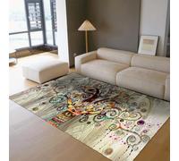Tapis lavables Tree of Life Tapis Abstrait Feuilles 200x300