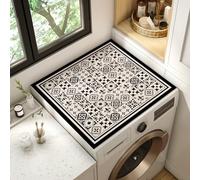 Tapis Lave Linge，Dessus Machine à Laver，Tapis antidérapant Machine à Laver，est Doux,Flexible,imperméable et résistant à la Chaleur，Facile à Nettoyer，protéger Le Couvercle de la Machine Contre Rayures