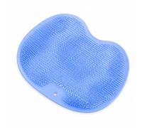 Tapis Lave-Pieds Exfoliant à Ventouses, Bleu | Structure en polymère, Lave-Pieds Fixable, Usage facile en salle, Pour usage familial