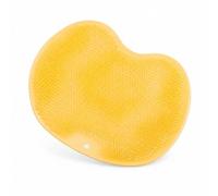Tapis Lave-Pieds Exfoliant à Ventouses, Jaune | Composition résiliente, Appareil à Ventouses, Massage relaxant s pieds, Pour Propriétaires Bains